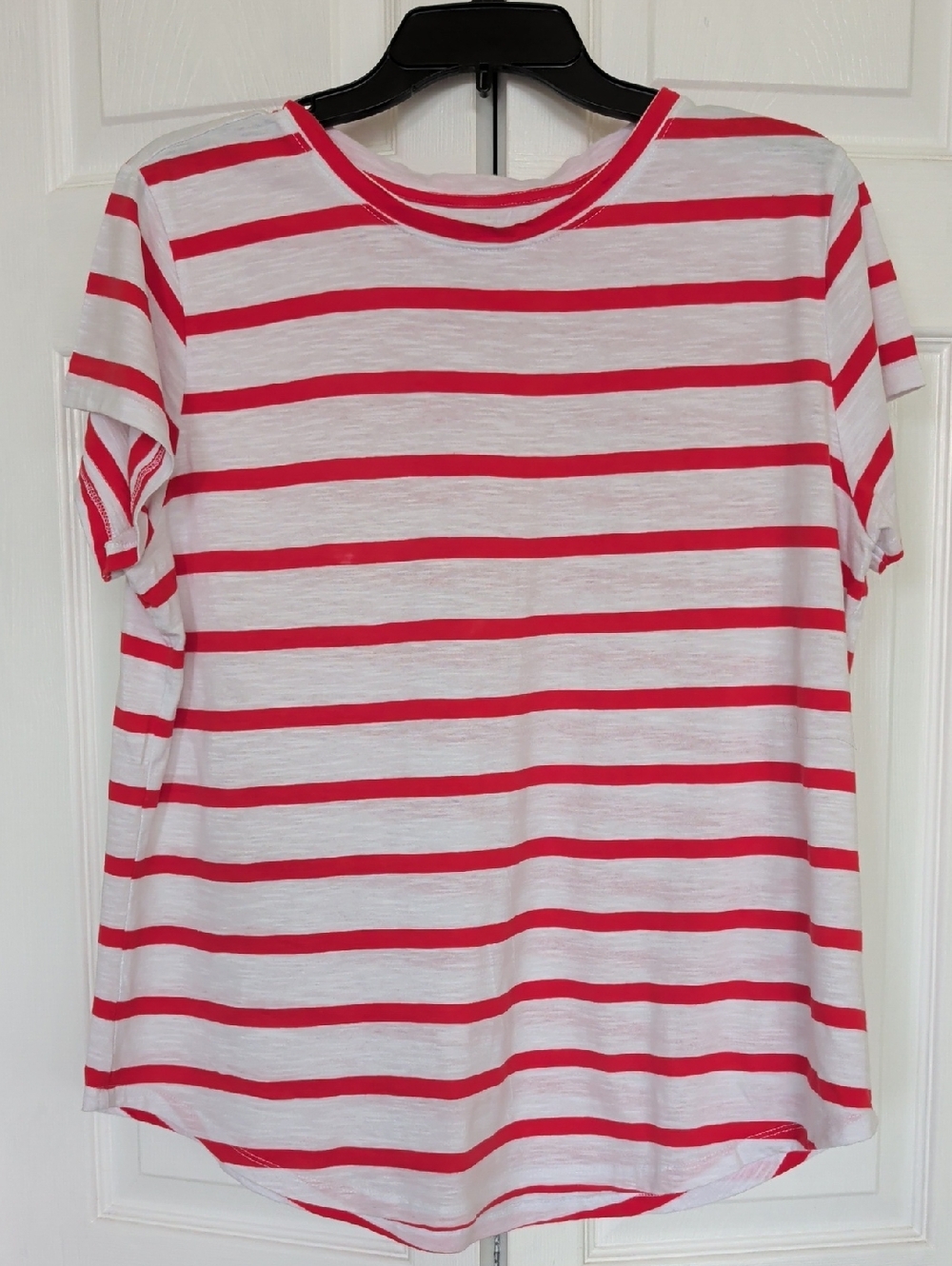 Sonoma Red and White Striped Tee